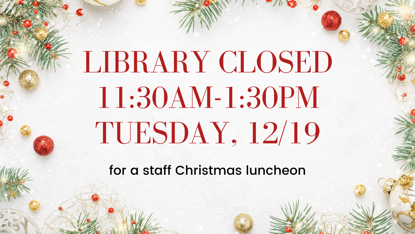 Christmas lunch 2023