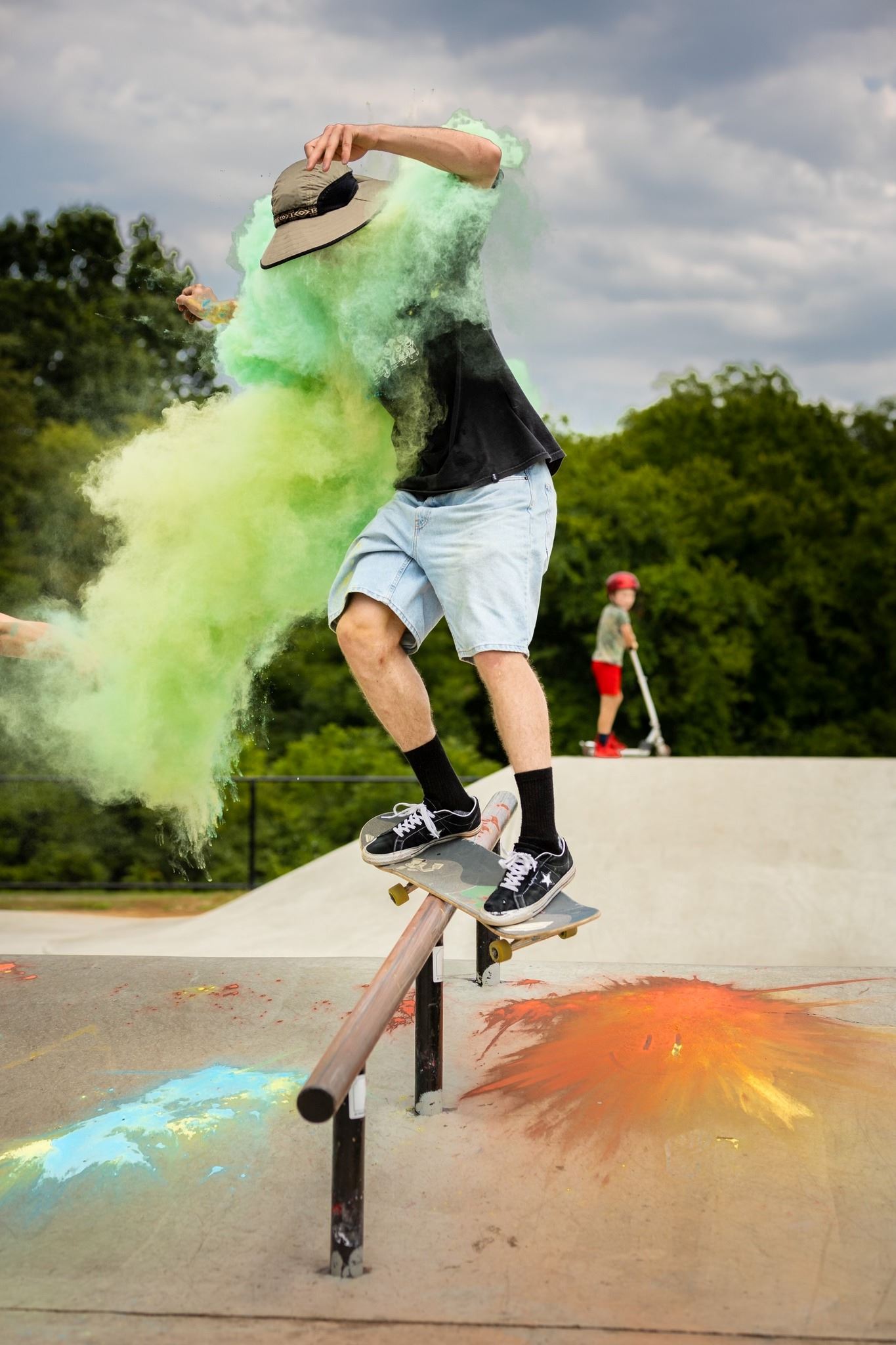 green cloud skate showcase