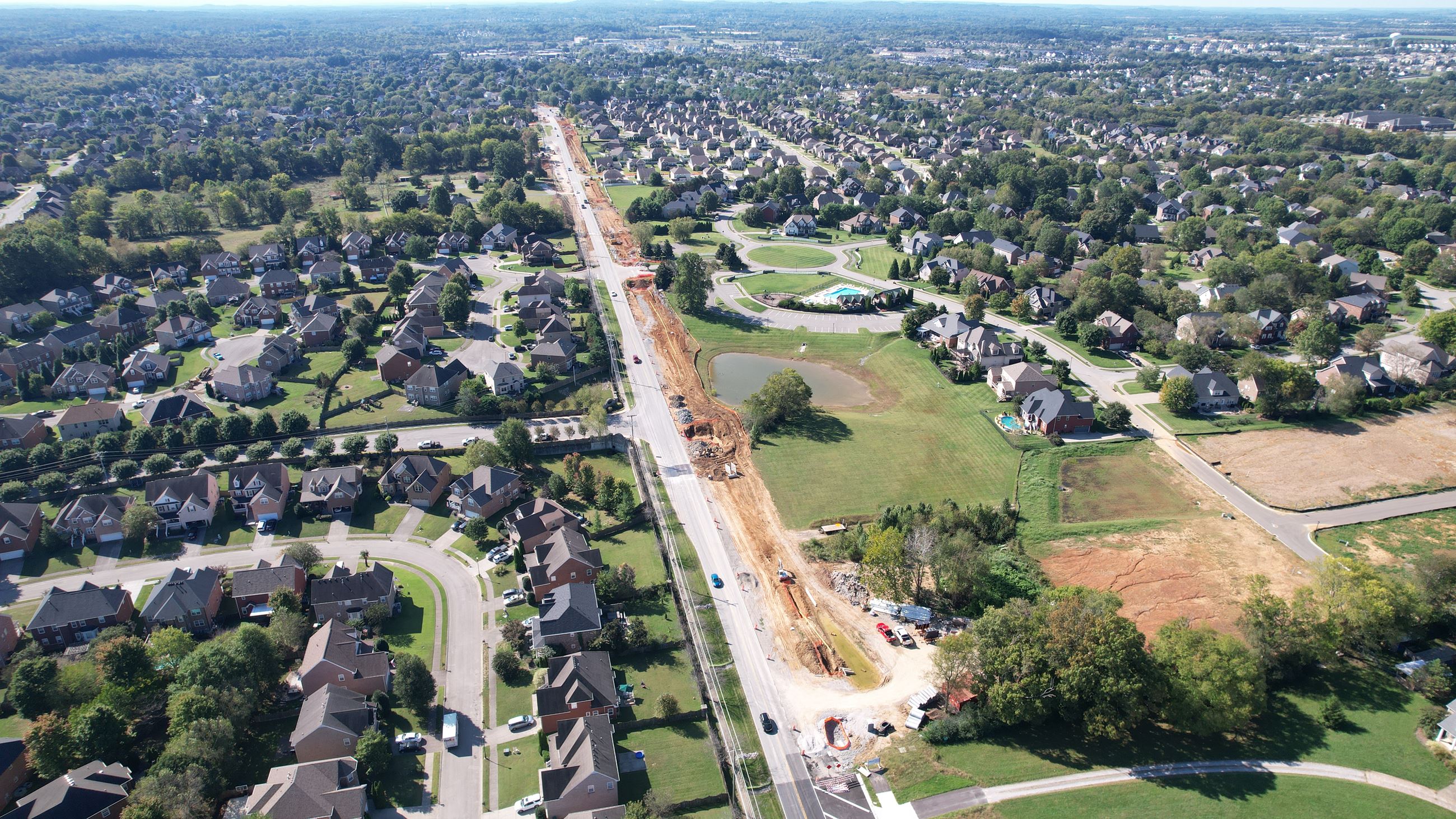 Buckner Lane Aerial Photo 10-16-25
