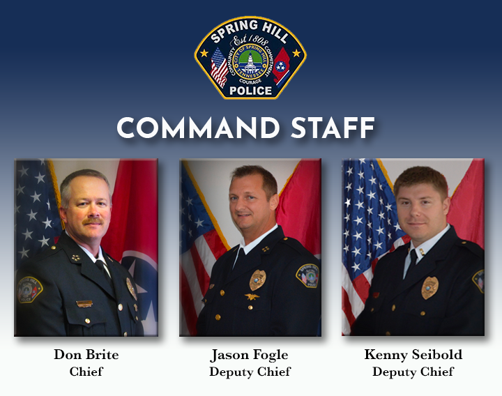 SHPD Command Staff Graphic