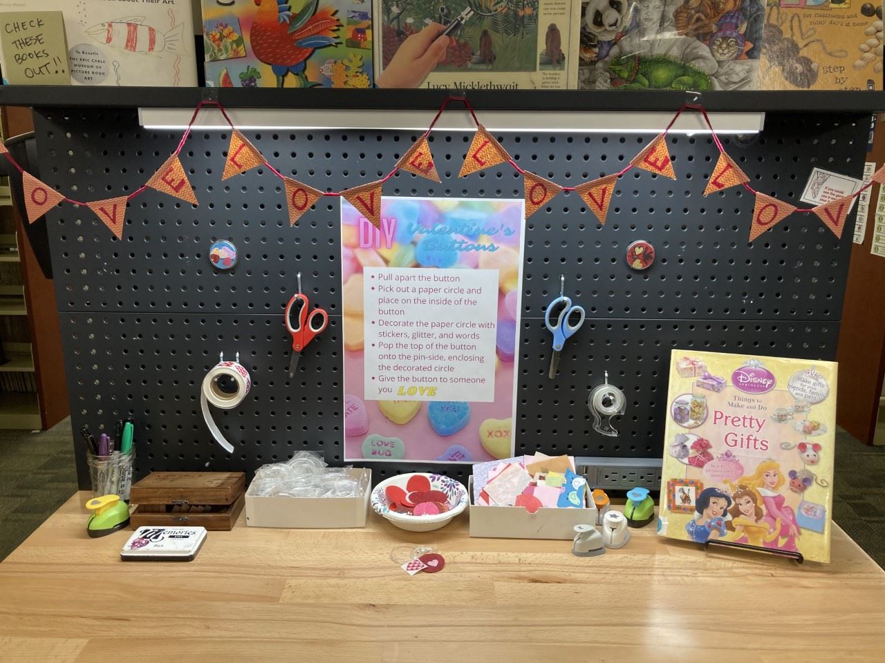 teen craft station